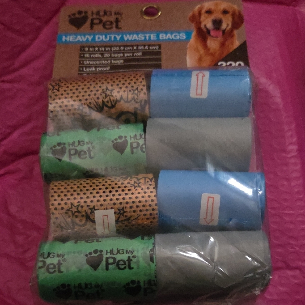 Heavy Duty Waste Bags - Multi-Color